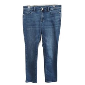 J Jill Denim Jeans Womens Size 8 Authentic Fit Slim Ankle